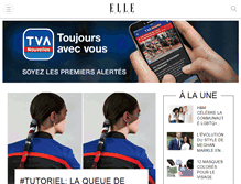 Tablet Screenshot of ellequebec.com